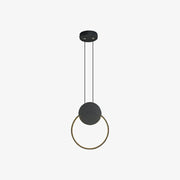 Oryna Geometric Minimalist LED Suspension Light Black / Sphere Norenza