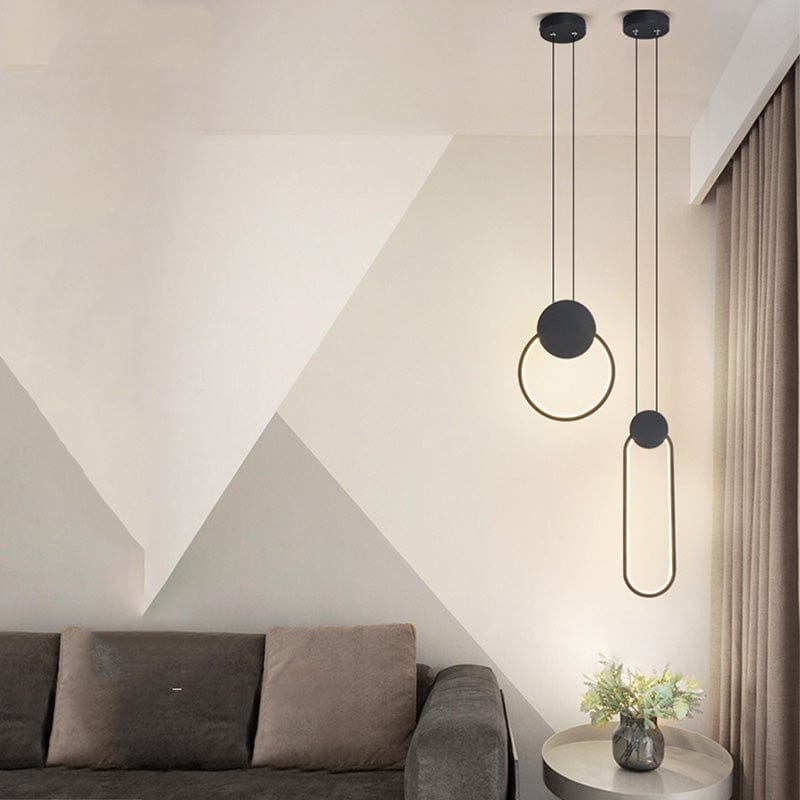 Oryna Geometric Minimalist LED Suspension Light Norenza