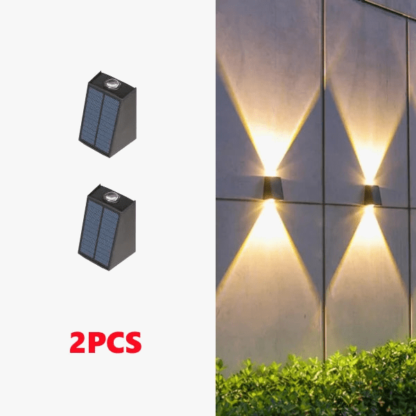 Outdoor LED Solar Wall Light Buy 2 Norenza