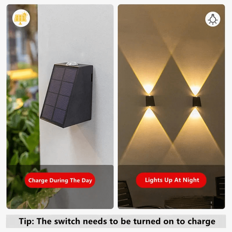 Outdoor LED Solar Wall Light Norenza