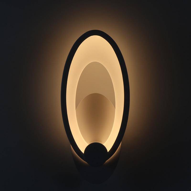 Oval LED Wall Sconce for Room Decoration Norenza