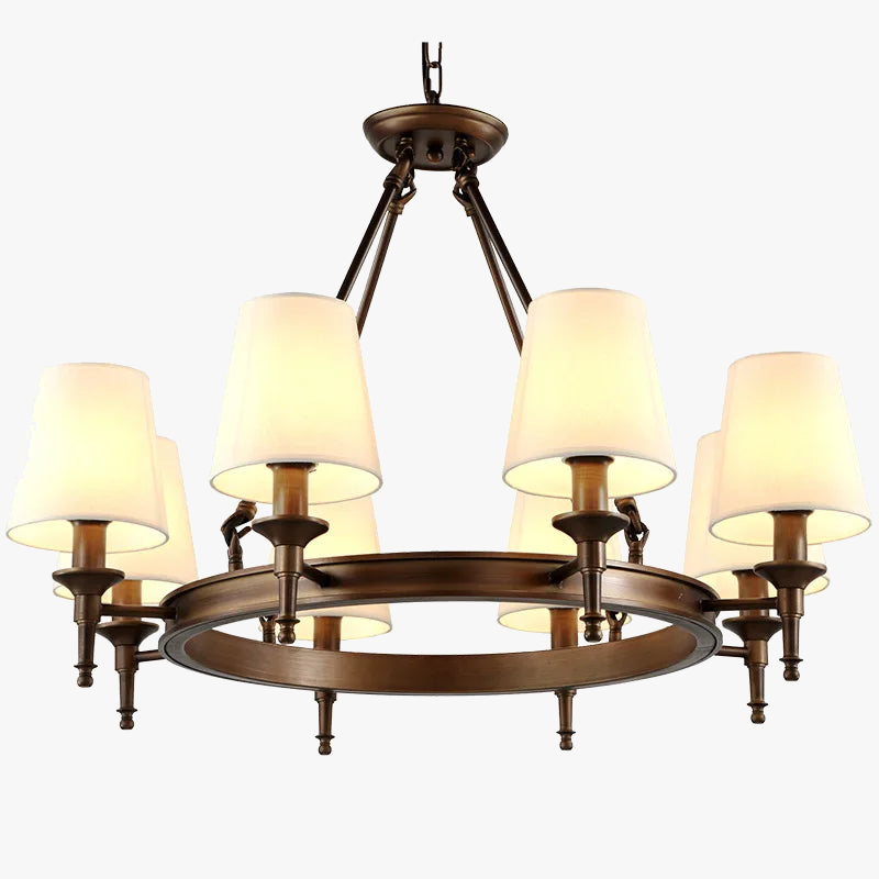 Retro American Ceiling Lamp for Home Living Room Dining Decor