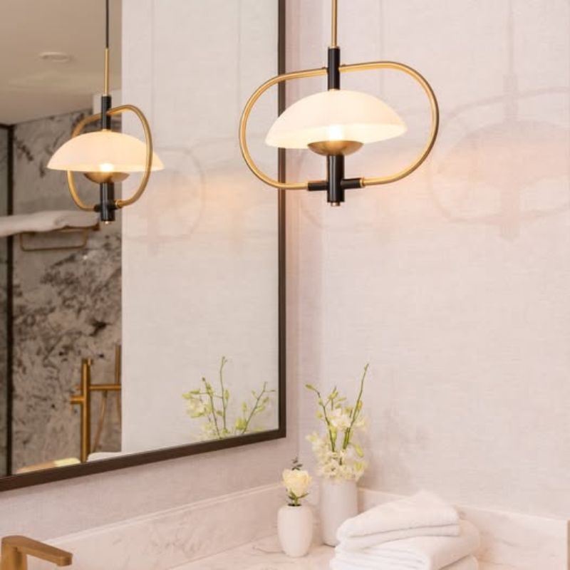 Creative Medieval Minimalist Glass Bedside Lamp