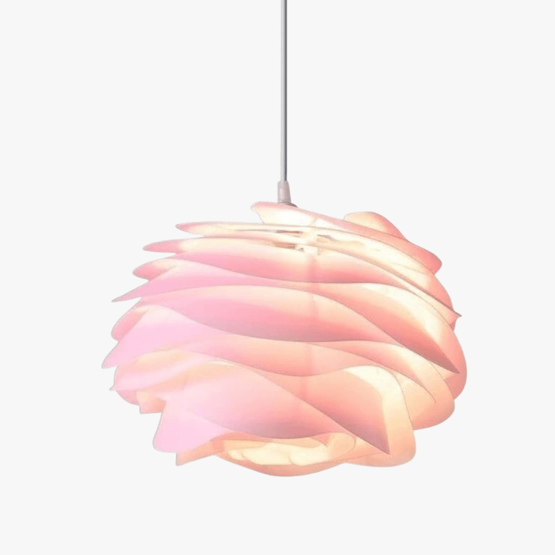 Petal Design Pendant Light for Home Decor Pink Norenza