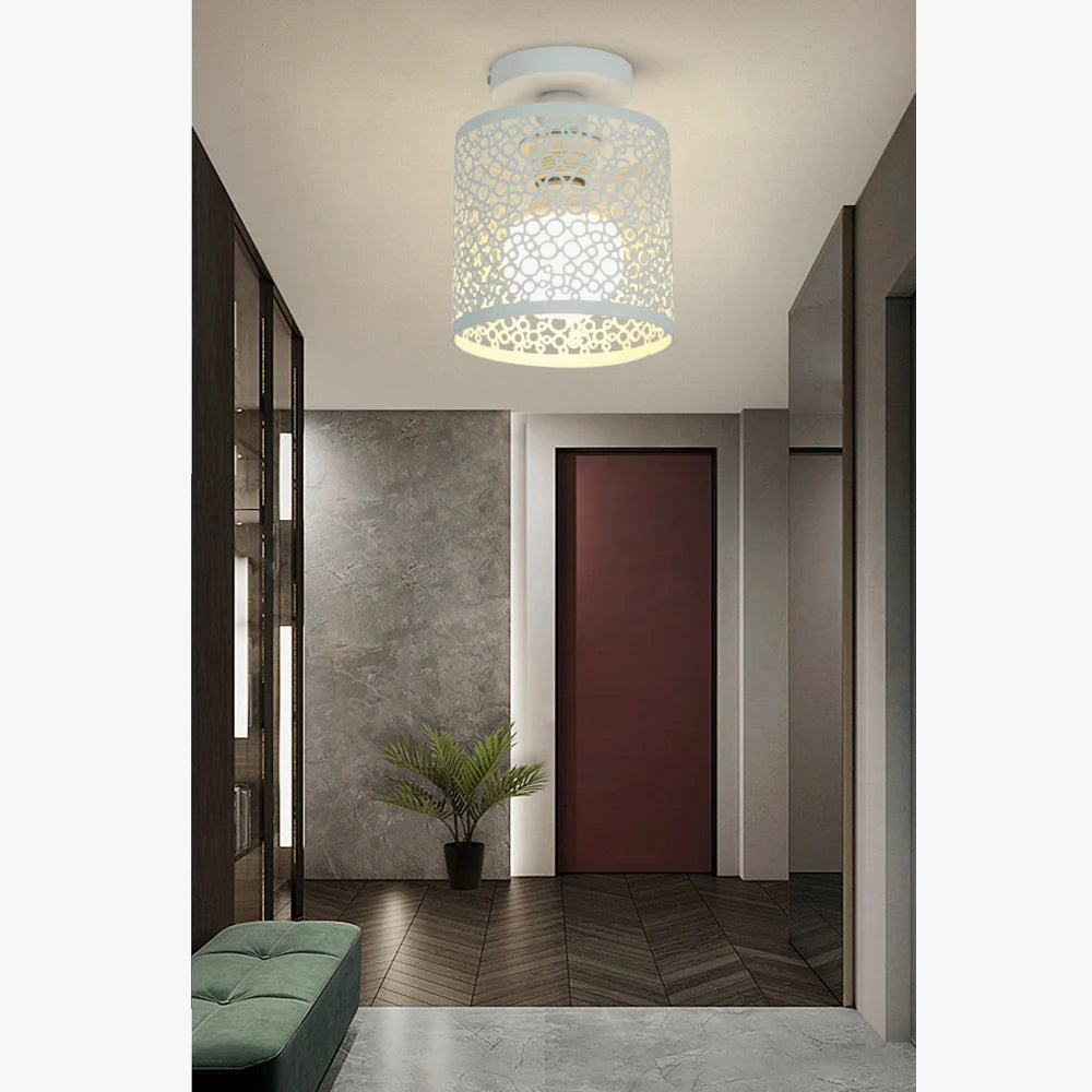 Nordic Design Iron Forged Ceiling Light for Home Decor