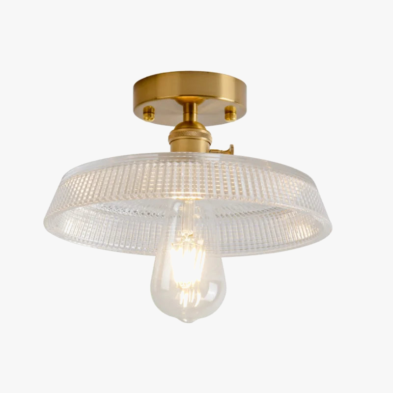 Nordic Vintage Modern Glass Ceiling Light Fixture