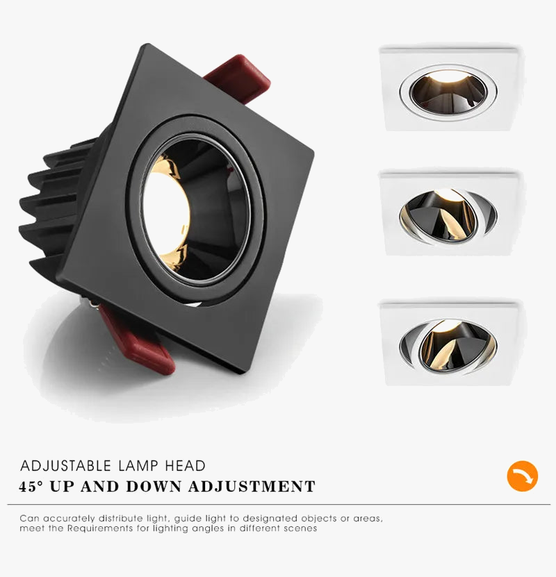 Adjustable LED Integrated Spotlight Ceiling Light