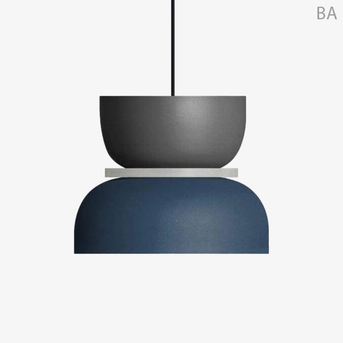 Playful Shaped Colored Suspension Light Blue Norenza