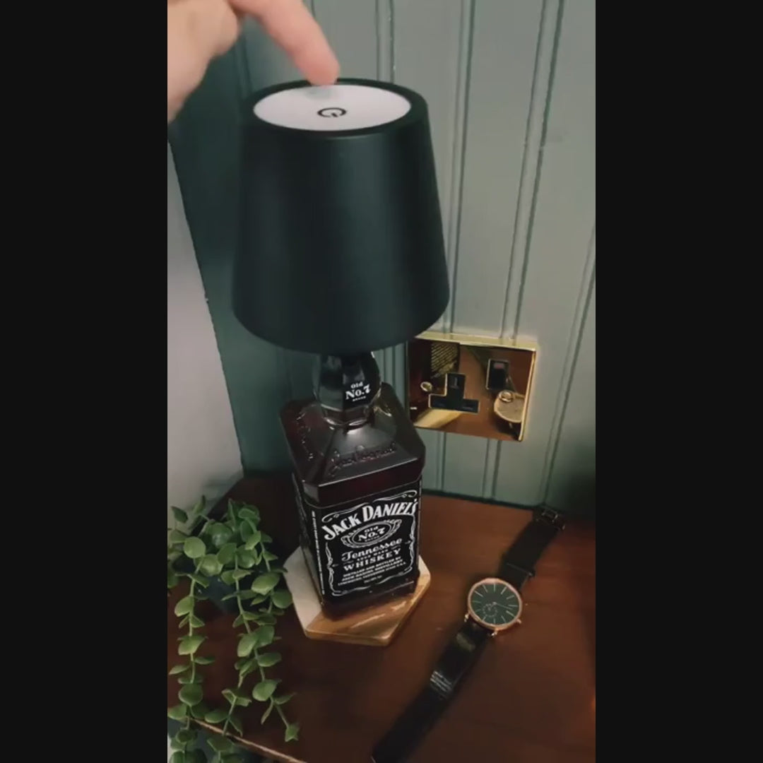 Load video: Classic Bottle Lamp