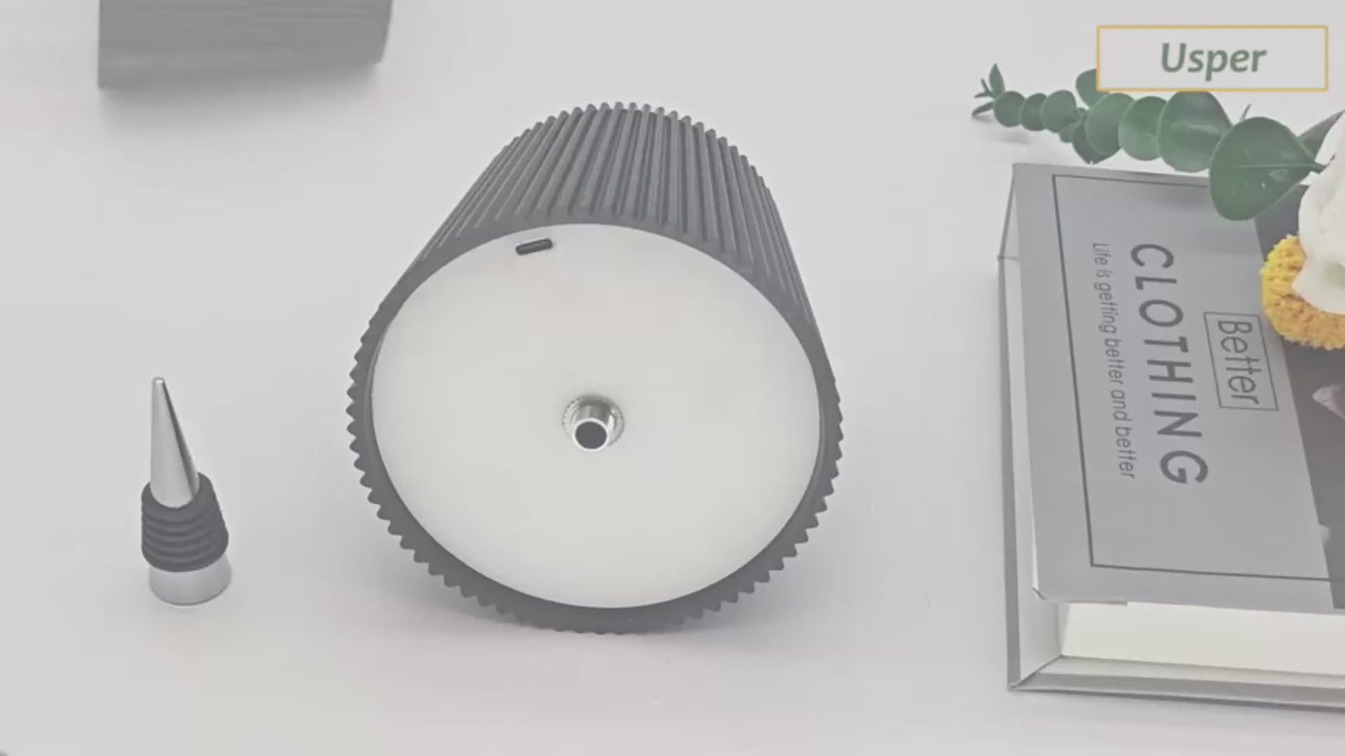 Load video: WAVY Bottle Lamp