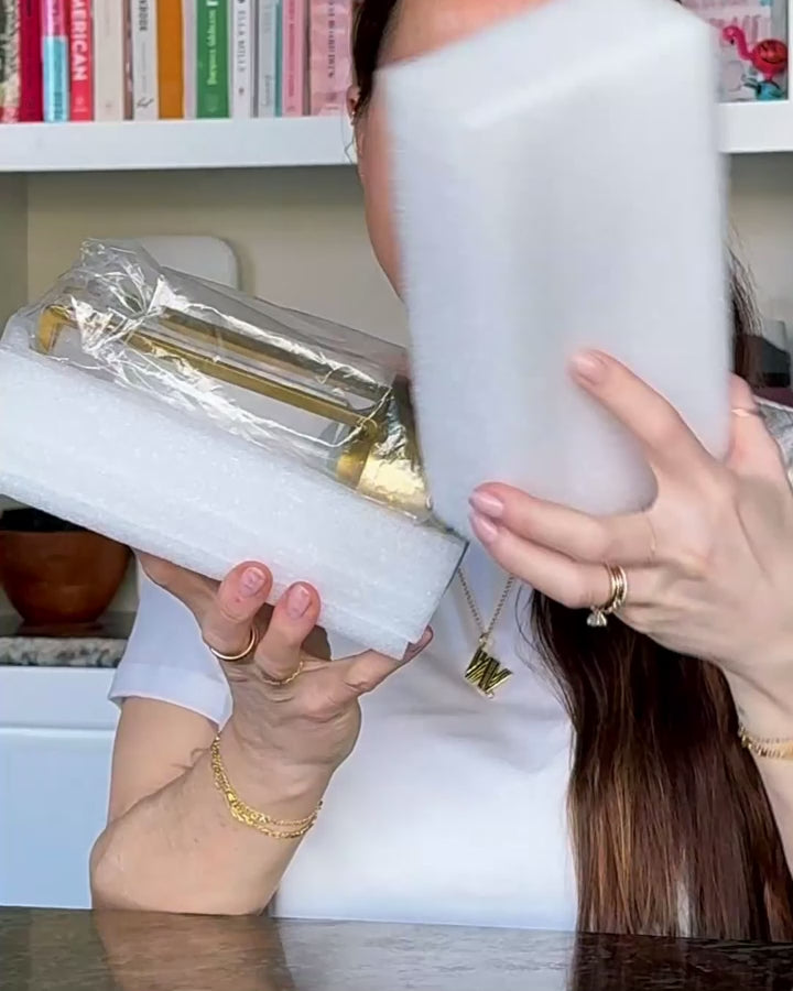 Load video: Crystal Lantern Lamp