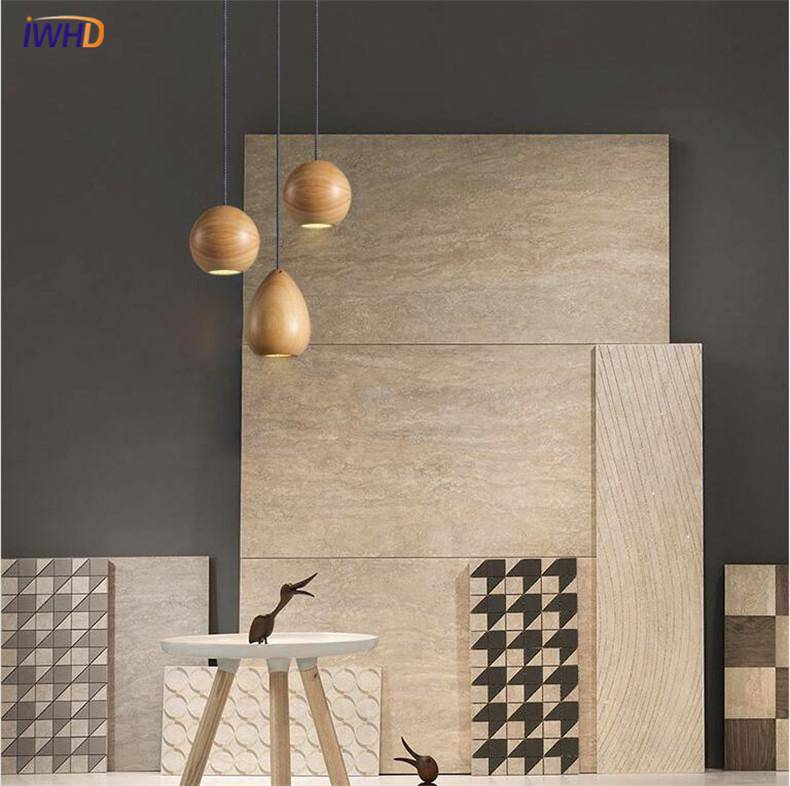 Vintage Wooden LED Pendant Light Design