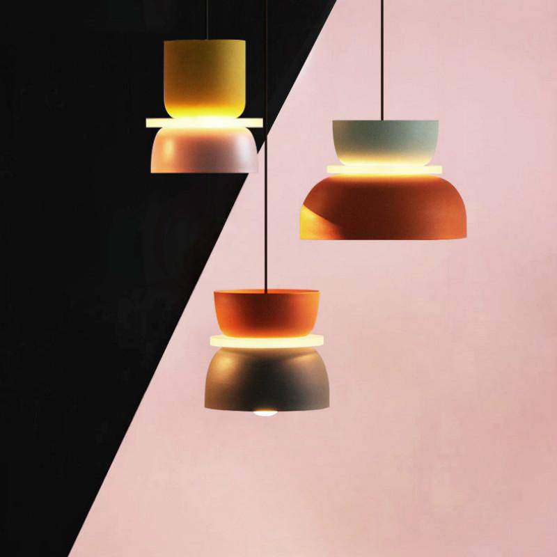 Playful Shaped Colored Suspension Light