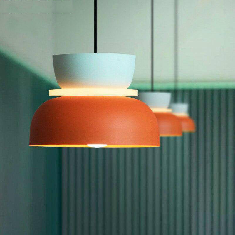Playful Shaped Colored Suspension Light