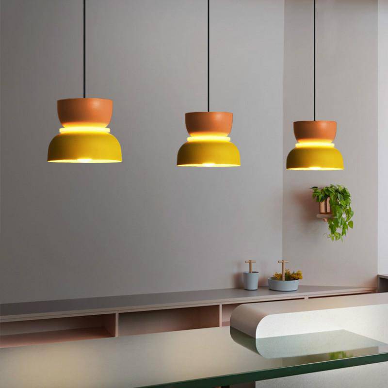 Playful Shaped Colored Suspension Light