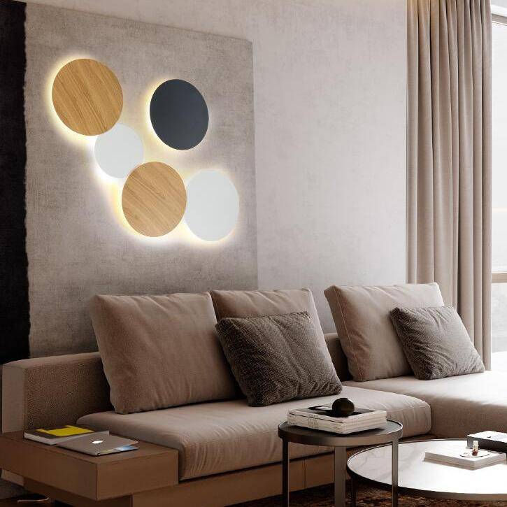 Round LED Eclipse Wall Sconce (Single Unit)