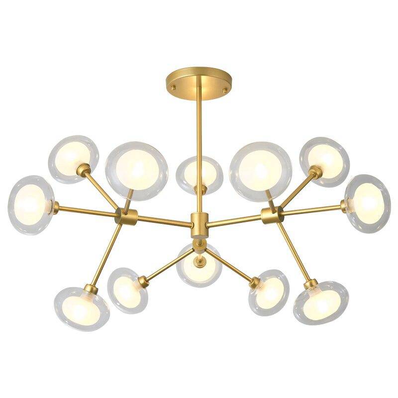 Modern LED Branch Design Glass Pendant Light