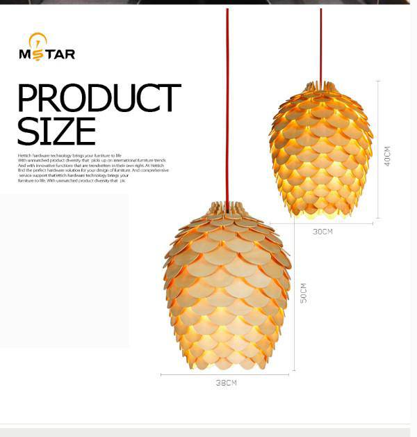 Wooden Flower Suspension Design with Chiba Petals