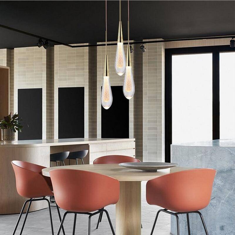 Luxury Crystal Glass LED Suspension Light