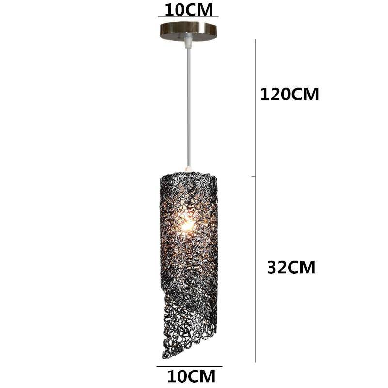 Colorful Cylindrical LED Pendant Light for Home
