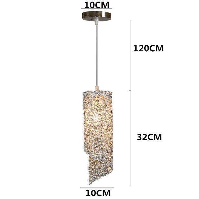 Colorful Cylindrical LED Pendant Light for Home