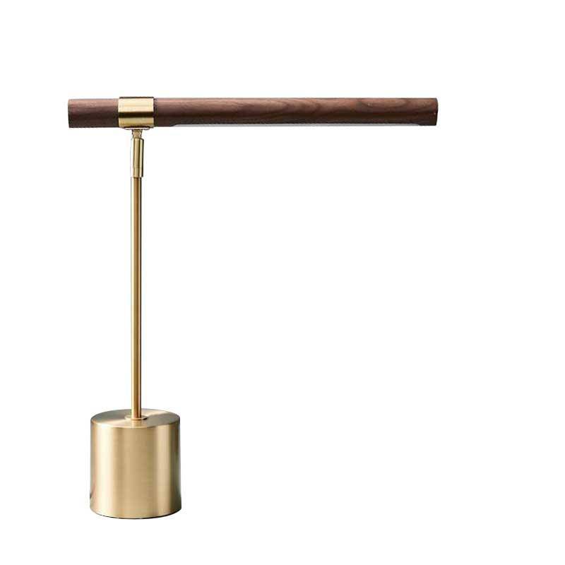 Gold LED Desk or Bedside Lamp with Protection