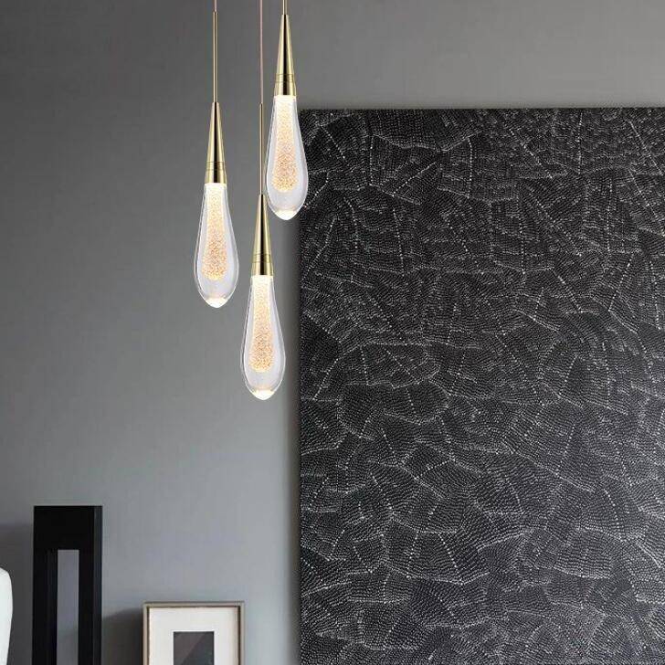 Luxury Crystal Glass LED Suspension Light