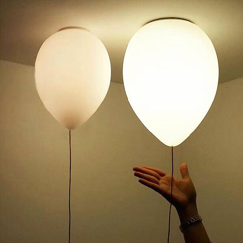 Modern LED Balloon-Shaped Ceiling Light for Kids