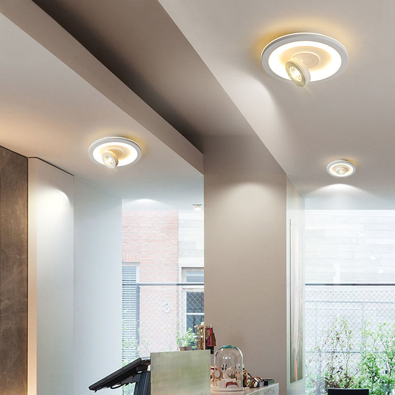Wrenn Adjustable LED Ceiling Light with Base Spotlight