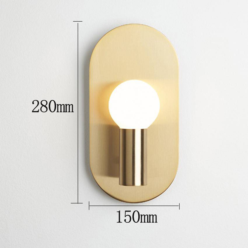 Minimalist Gold Wall Sconce