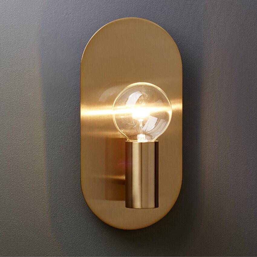 Minimalist Gold Wall Sconce