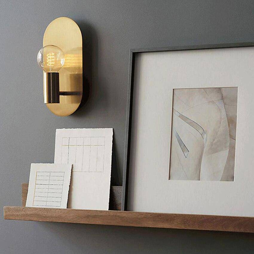 Minimalist Gold Wall Sconce