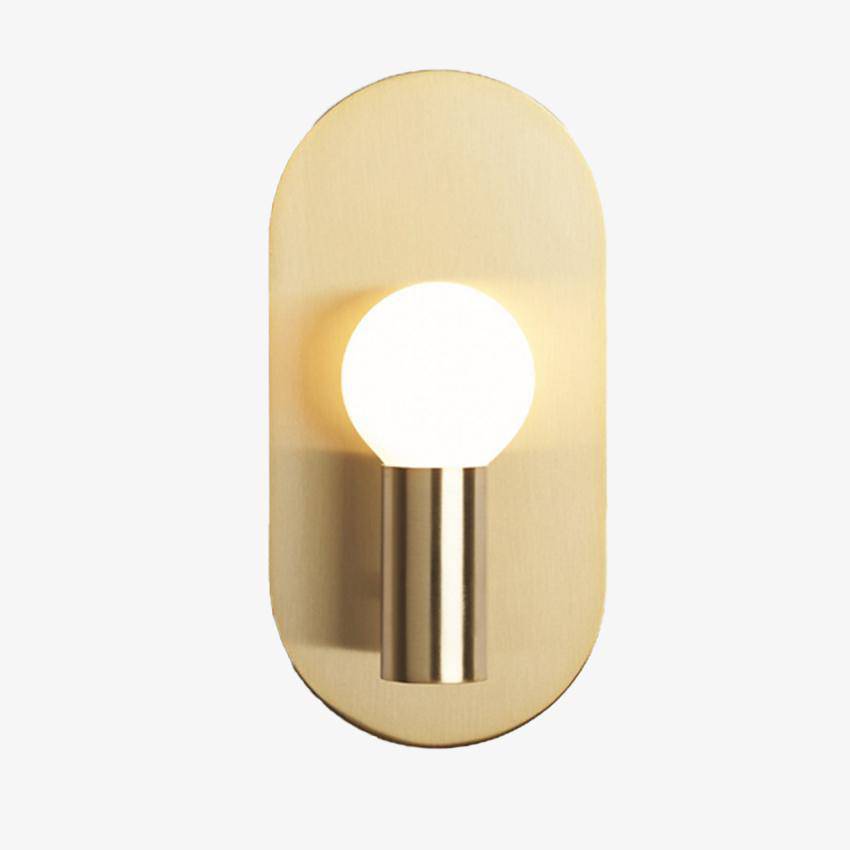 Minimalist Gold Wall Sconce