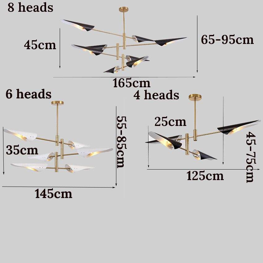 Nordic Metal Branch Chandelier with Elegant Design