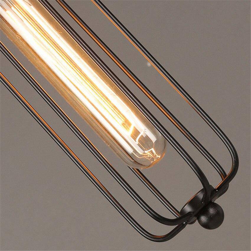 Vintage Industrial Cage Pendant Light