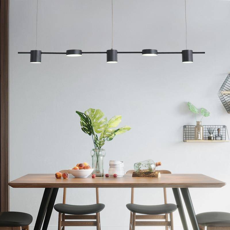 Luxury Metal LED Pendant Light - Sleek Long Design