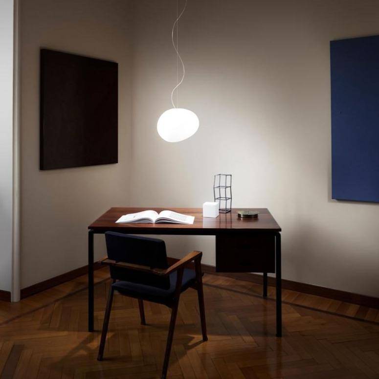 Italian Design White Bubble-Shaped LED Pendant Light