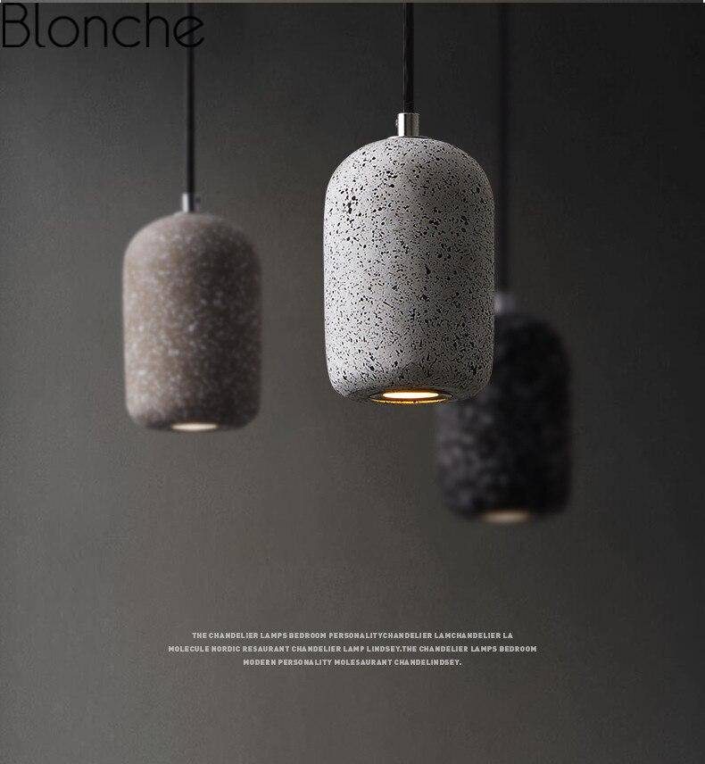 Terrazzo Style LED Cylinder Pendant Light