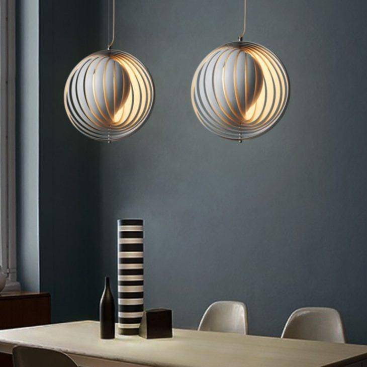 Loft Style Sphere Shade LED Suspension Light
