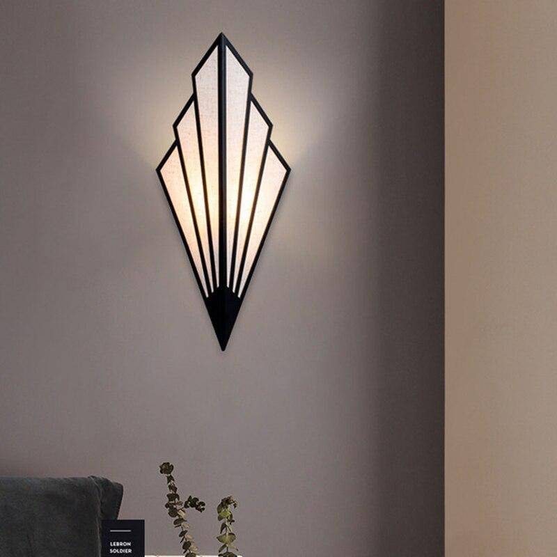 Colorful Triangular Metal LED Wall Sconce