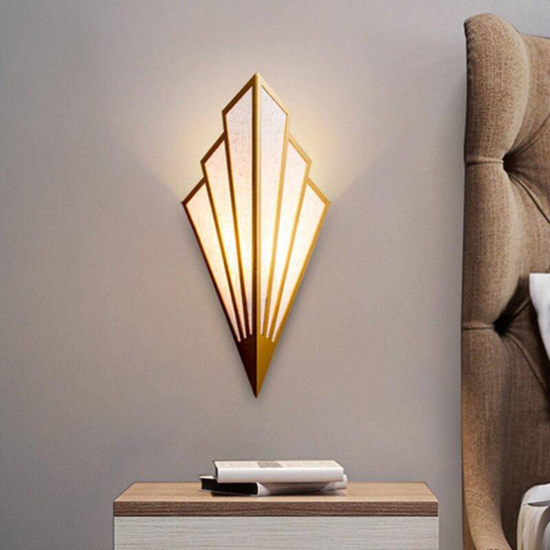 Colorful Triangular Metal LED Wall Sconce