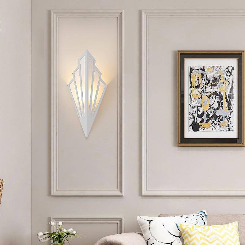 Colorful Triangular Metal LED Wall Sconce