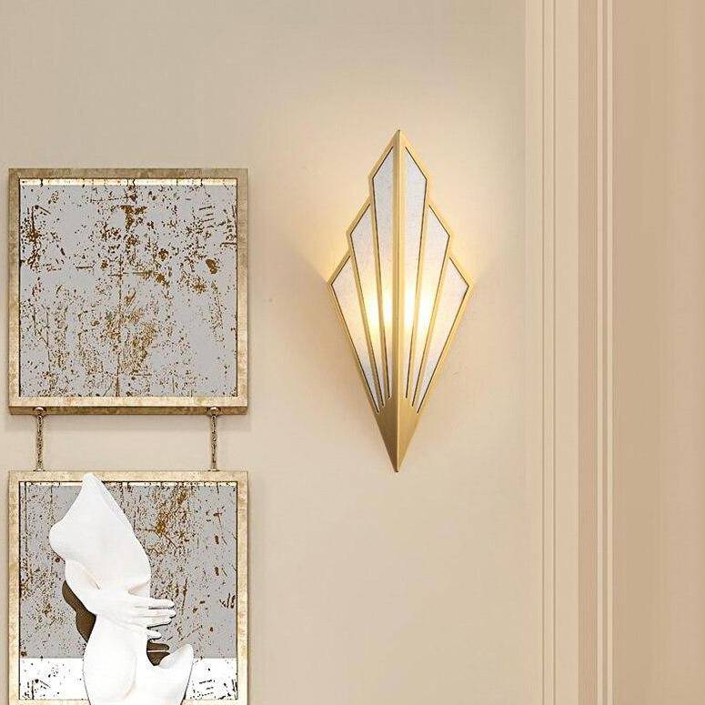 Colorful Triangular Metal LED Wall Sconce