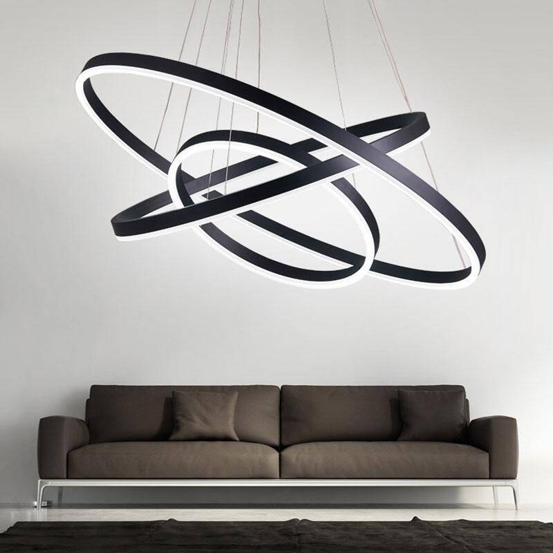 Intertwined Circle Design Chandelier