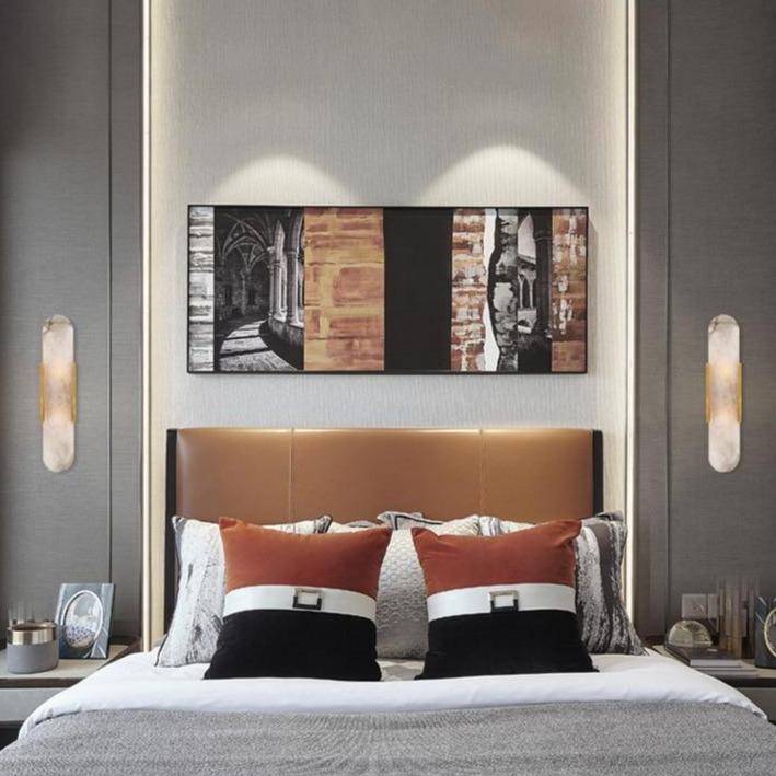 Luxury Long Marble LED Wall Sconce