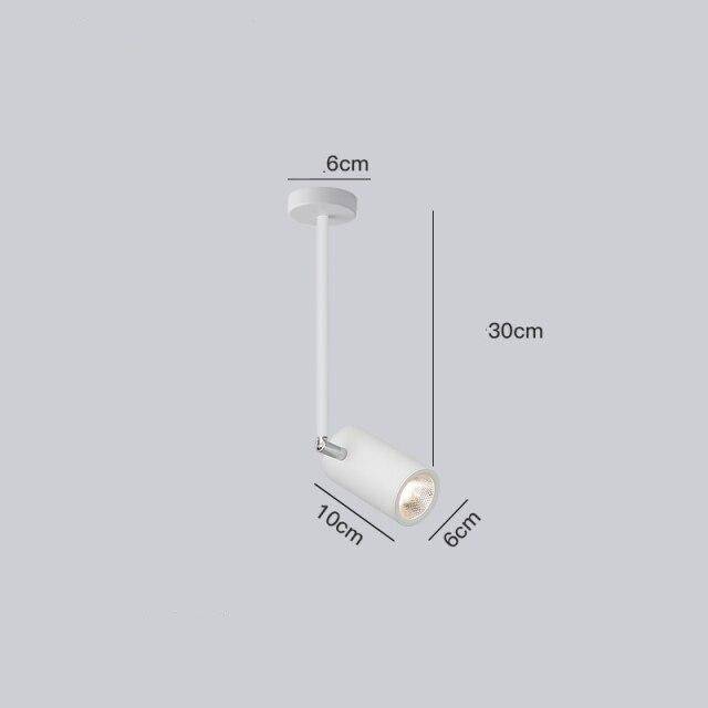 Modern Aluminum LED Cylinder Spotlight