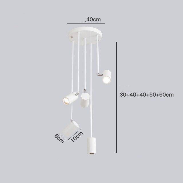 Modern Aluminum LED Cylinder Spotlight