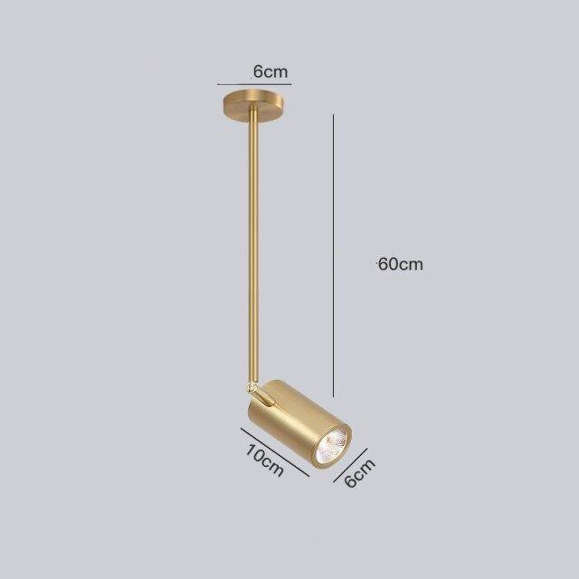 Modern Aluminum LED Cylinder Spotlight