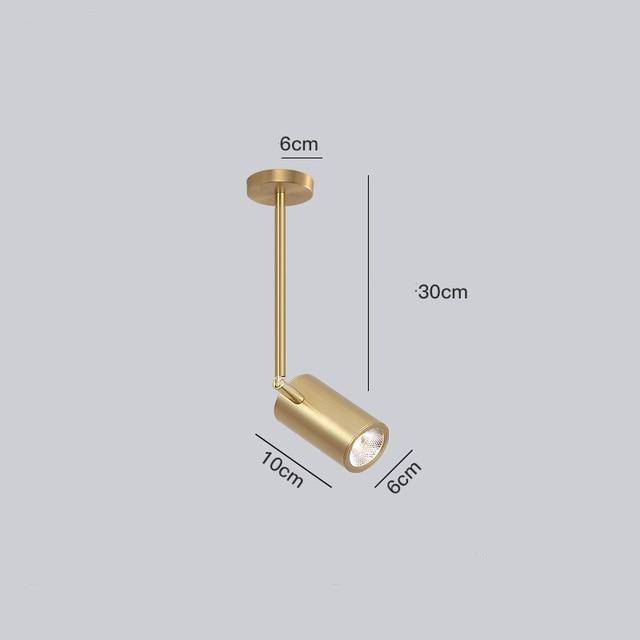Modern Aluminum LED Cylinder Spotlight