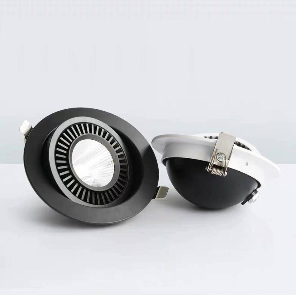 Modern Round Adjustable LED Recessed Spotlight